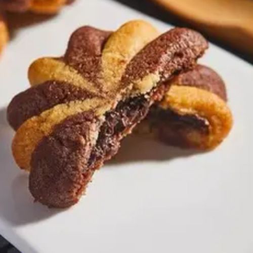 Двухцветное печенье