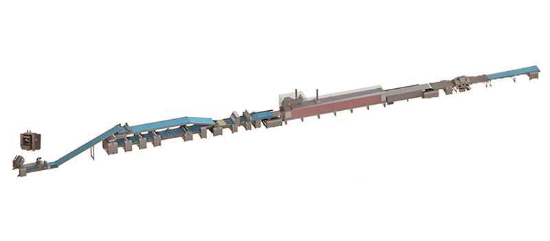 Линия для производства затяжного печенья